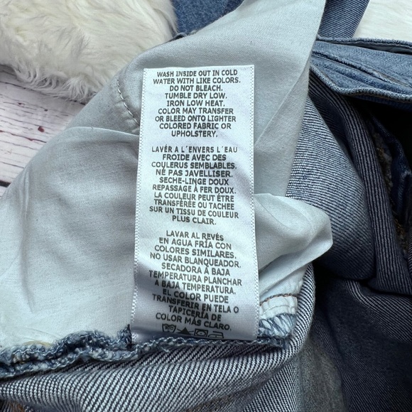 🚫SOLD! NWT🤩 |•FRAME DENIM•| Le High Straight High-Rise Raw Edge Slit Jeans - Picture 13 of 16